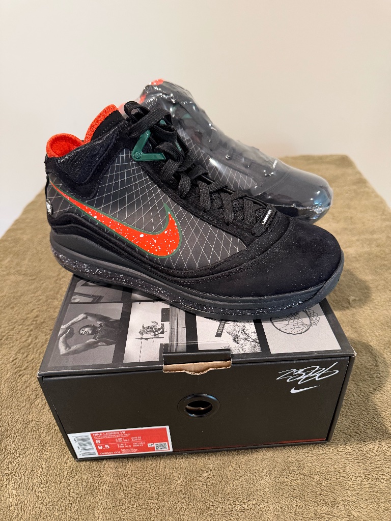 Lebron 7 Famu Black Velvet Brand New In Box Size 8